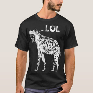 Camiseta Laughing Hyena LOL African Wildlife Hyenas Safar