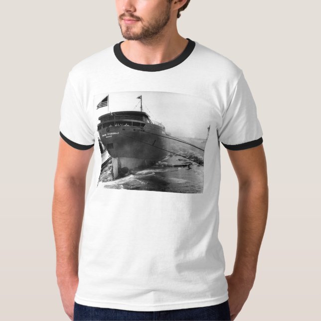 Camiseta Launching of the Edmund Fitzgerald  6-8-1958 (#3) (Anverso)