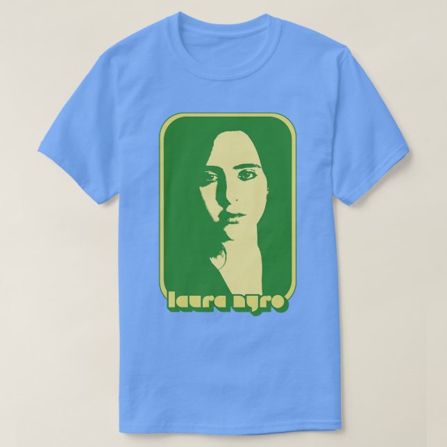 Camiseta Laura Nyro Retro Diseño de Arte de fans de los 70 (Diseño del anverso)