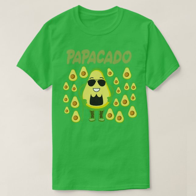 Camiseta Lauraceae Funny Papacado Dad amp Dad (Diseño del anverso)