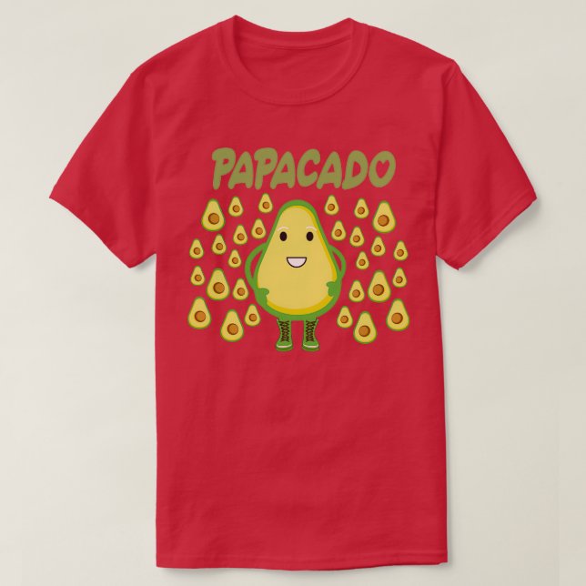 Camiseta Lauraceae Funny Papacado Dad amp Dad (Diseño del anverso)