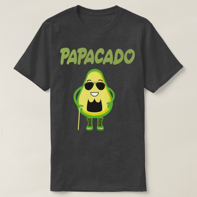 Camiseta Lauraceae Funny Papacado Dad amp Dad (Diseño del anverso)