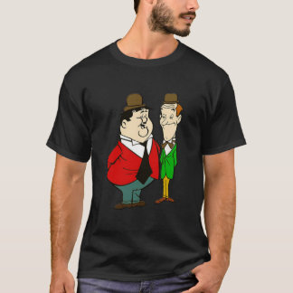 Camiseta Laurel and Hardy cartoon Classic
