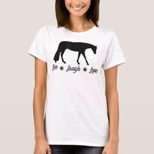 Camiseta Laurel en vivo Caballo del Placer Occidental ecues