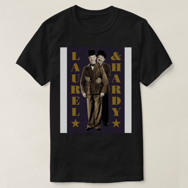 Camiseta Laurel Hardy (Diseño del anverso)