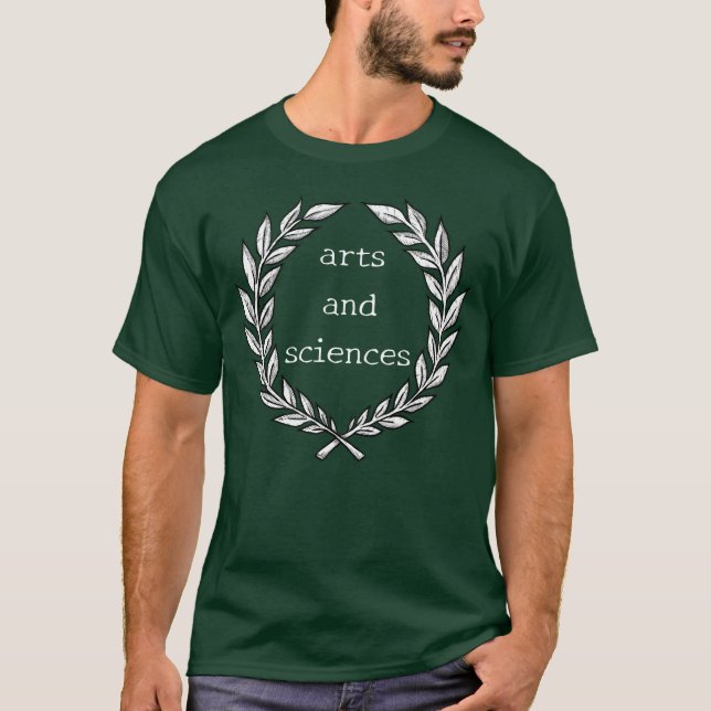 Camiseta Laurel Wreath Woodcut (Anverso)