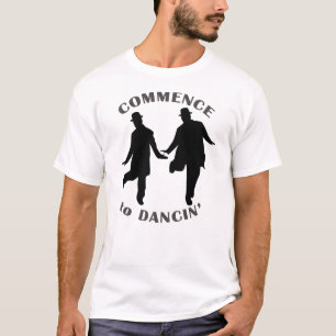 Camiseta Laurel y resistente - comience a Dancin