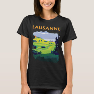 Camiseta Lausana Suiza Parque Verde Viajes