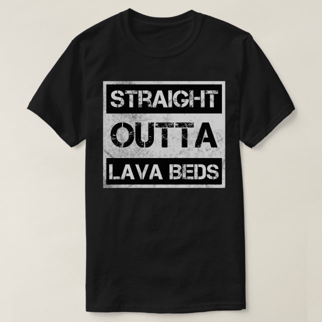 Camiseta Lava Bebida Outta Lava Camas Monumento Nacional (Diseño del anverso)