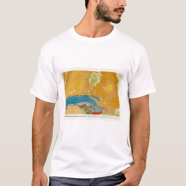 Camiseta Lavabo de Green River geológico (Anverso)