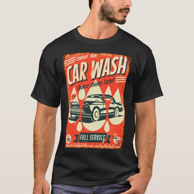 Camiseta Lavado de coches (Anverso)