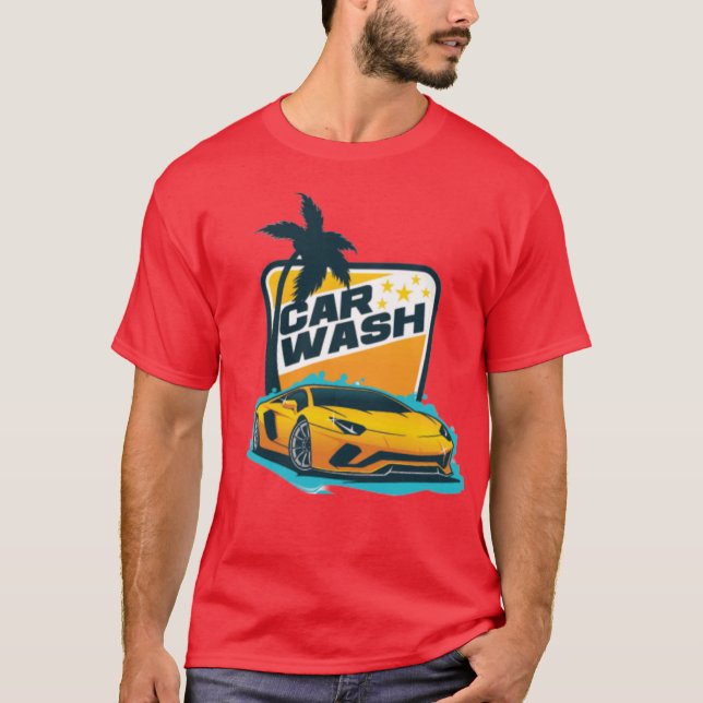 Camiseta lavado de coches (Anverso)