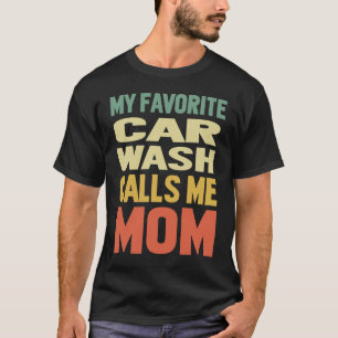 Camiseta Lavado de coches me llama a MOM
