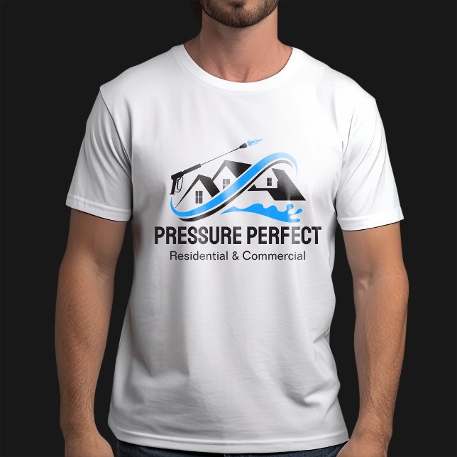 Camiseta Lavado de presión profesional y limpieza de energí (Subido por el creador)