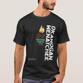 Camiseta Lavado vertical del bosque nacional Okanagan Wenat