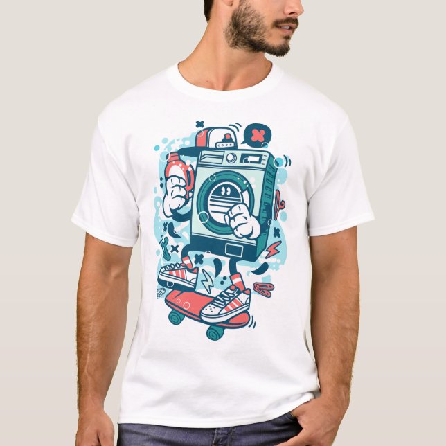 Camiseta Lavadora (Anverso)