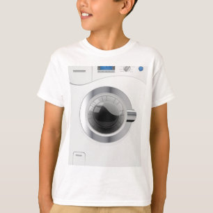 Camiseta Lavadora blanca