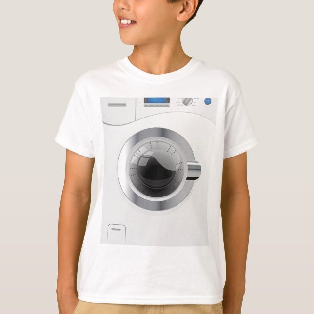 Camiseta Lavadora blanca (Anverso)