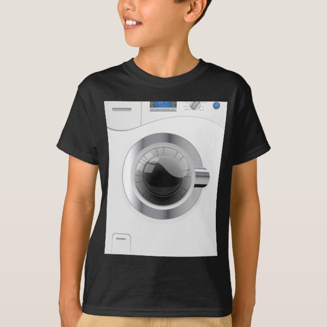 Camiseta Lavadora Blanca (Anverso)