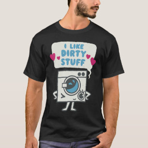 Camiseta Lavadora Cosas Sucias Románticas San Valentín