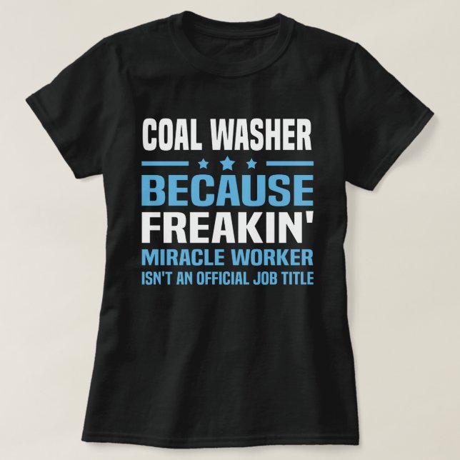 Camiseta Lavadora de carbón (Diseño del anverso)