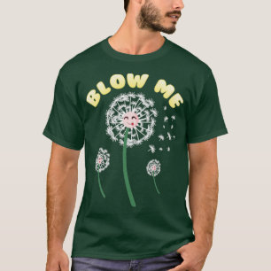 Camiseta Lávame Dandelion Flor Humor divertido