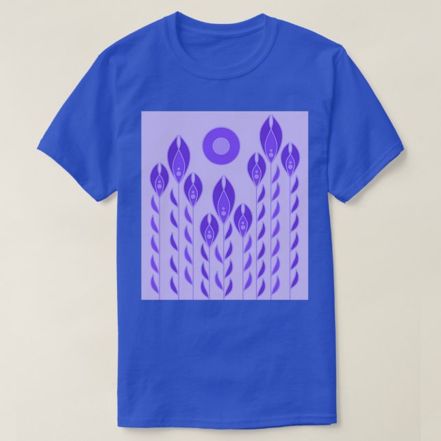 Camiseta Lavanda helada (Diseño del anverso)