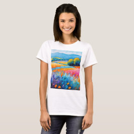 Camiseta Lavande Serenité. Amplia Provenza panorámica