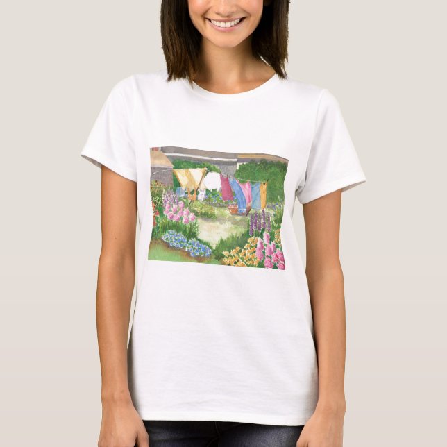 Camiseta Lavandería de Kathy en la isla de Monhegan (Anverso)