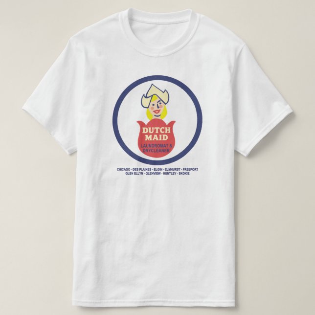 Camiseta Lavandería malabarista holandesa y limpiadores sec (Diseño del anverso)