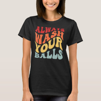 Camiseta Lavar siempre tus bolas Golf Golf Golf Player Go
