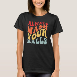 Camiseta Lavar siempre tus bolas Golf Golf Golf Player Go