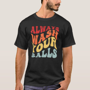 Camiseta Lavar siempre tus bolas Golf Golf Golf Player Go