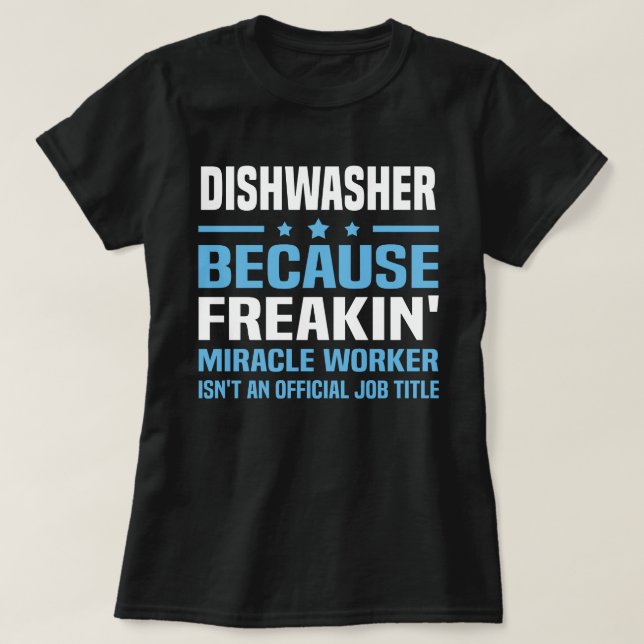 Camiseta Lavavajillas (Diseño del anverso)