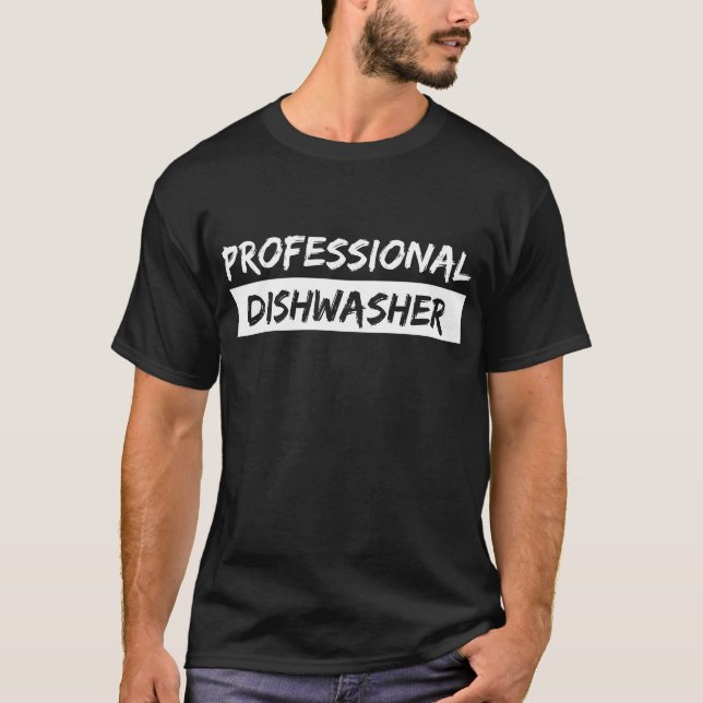 Camiseta Lavavajillas profesionales (Anverso)