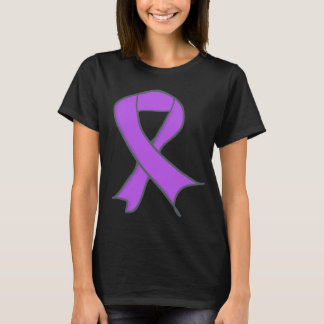 Camiseta Lavendel Bewusstseins Schleife als Symbol 