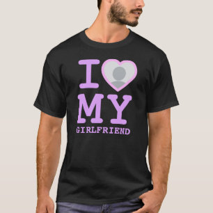 Camiseta Lavender, amo a mi novia más que nunca.