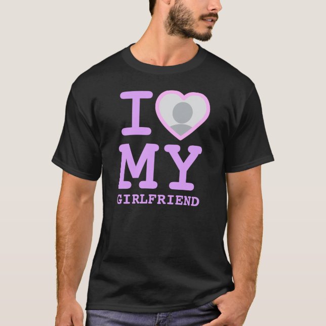 Camiseta Lavender, amo a mi novia más que nunca. (Anverso)