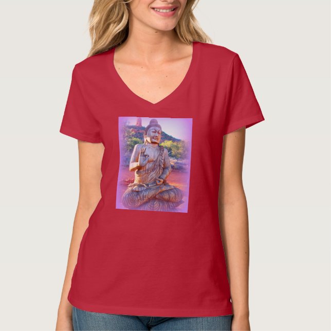 Camiseta Lavender buddha Thunder_Cove (Anverso)