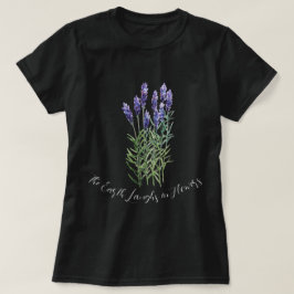 Camiseta Lavender, la tierra ríe con flores