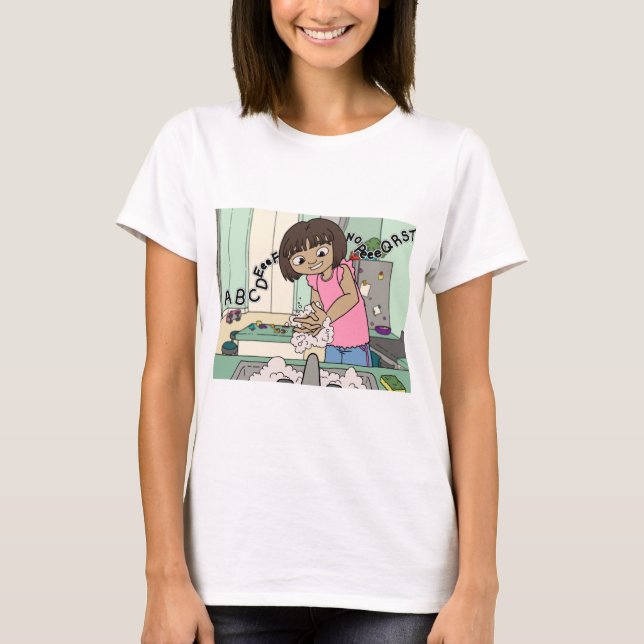Camiseta Lávese las manos (Anverso)
