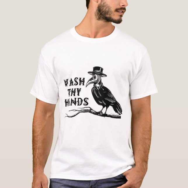 Camiseta Lávese Las Manos - Médica De La Plaga (Anverso)