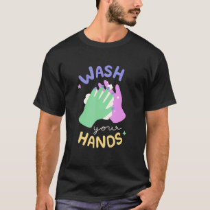 Camiseta Lávese las manos Meme Hand Hygiene Reminrecordator