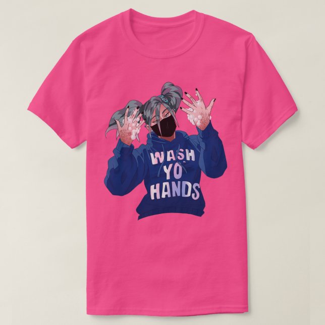 Camiseta Lávese las manos Trimix (Diseño del anverso)