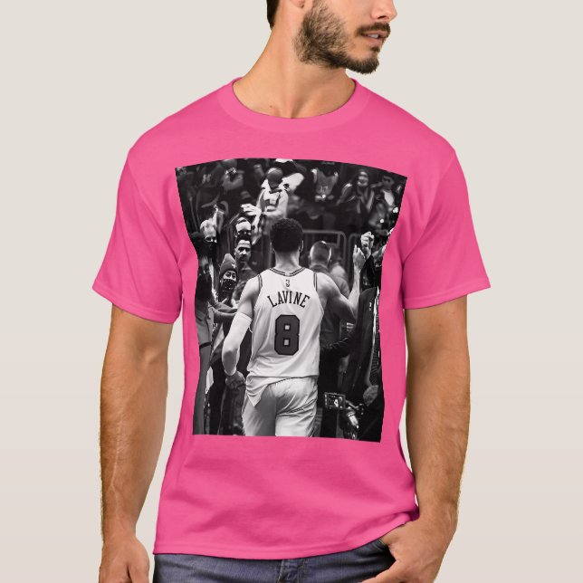Camiseta Lavina Zach - Blanco negro (Anverso)