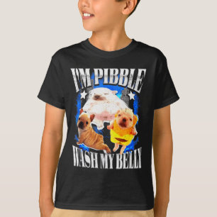 Camiseta Lavo Mi Barriga Pibble Frenchie Bulldog