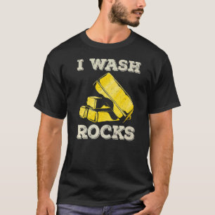 Camiseta Lavo rocas buscador de oro bateador minería de oro