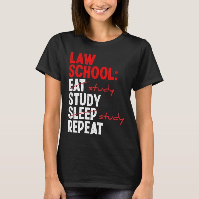 Camiseta Law School Essentials Law School Gradute Law (Anverso)