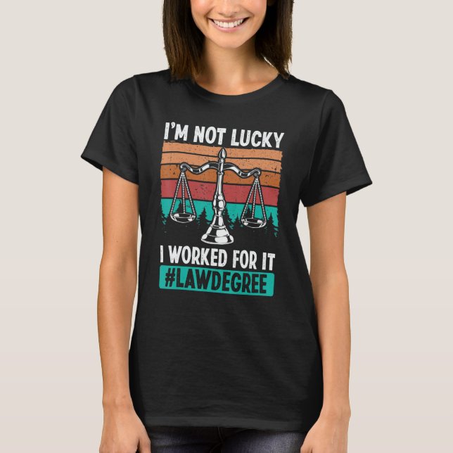 Camiseta Law School Graduate Law Degree Future Lawyer (Anverso)