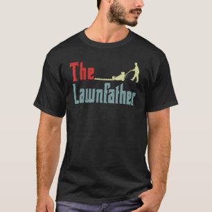 Camiseta Lawfather Hombres Masculino Días Funny Mower